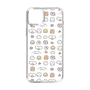スリムプロテクションケース［ もくもくちゃん - 可愛いスタンプ ］