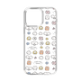 スリムプロテクションケース［ もくもくちゃん - 可愛いスタンプ ］