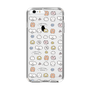 スリムプロテクションケース［ もくもくちゃん - 可愛いスタンプ ］