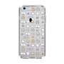 スリムプロテクションケース［ もくもくちゃん - 可愛いスタンプ ］