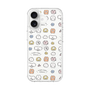 スリムプロテクションケース［ もくもくちゃん - 可愛いスタンプ ］