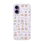 スリムプロテクションケース［ もくもくちゃん - 可愛いスタンプ ］