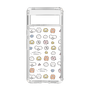 スリムプロテクションケース［ もくもくちゃん - 可愛いスタンプ ］