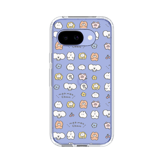 スリムプロテクションケース［ もくもくちゃん - 可愛いスタンプ ］