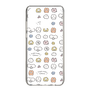 スリムプロテクションケース［ もくもくちゃん - 可愛いスタンプ ］