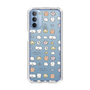 スリムプロテクションケース［ もくもくちゃん - 可愛いスタンプ ］