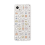 スリムプロテクションケース［ もくもくちゃん - 可愛いスタンプ ］