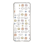 スリムプロテクションケース［ もくもくちゃん - 可愛いスタンプ ］