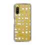スリムプロテクションケース［ もくもくちゃん - 可愛いスタンプ ］