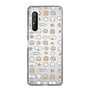 スリムプロテクションケース［ もくもくちゃん - 可愛いスタンプ ］
