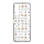 スリムプロテクションケース［ もくもくちゃん - 可愛いスタンプ ］