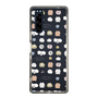 スリムプロテクションケース［ もくもくちゃん - 可愛いスタンプ ］