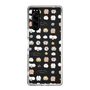 スリムプロテクションケース［ もくもくちゃん - 可愛いスタンプ ］
