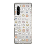 スリムプロテクションケース［ もくもくちゃん - 可愛いスタンプ ］