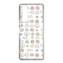スリムプロテクションケース［ もくもくちゃん - 可愛いスタンプ ］