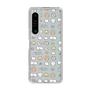 スリムプロテクションケース［ もくもくちゃん - 可愛いスタンプ ］