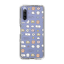 スリムプロテクションケース［ もくもくちゃん - 可愛いスタンプ ］