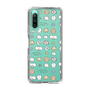 スリムプロテクションケース［ もくもくちゃん - 可愛いスタンプ ］