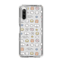 スリムプロテクションケース［ もくもくちゃん - 可愛いスタンプ ］