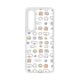 スリムプロテクションケース［ もくもくちゃん - 可愛いスタンプ ］