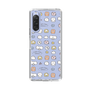 スリムプロテクションケース［ もくもくちゃん - 可愛いスタンプ ］