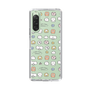 スリムプロテクションケース［ もくもくちゃん - 可愛いスタンプ ］