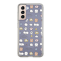 スリムプロテクションケース［ もくもくちゃん - 可愛いスタンプ ］