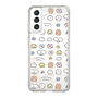 スリムプロテクションケース［ もくもくちゃん - 可愛いスタンプ ］