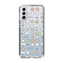 スリムプロテクションケース［ もくもくちゃん - 可愛いスタンプ ］