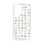 スリムプロテクションケース［ もくもくちゃん - 可愛いスタンプ ］