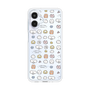 スリムプロテクションケース［ もくもくちゃん - 可愛いスタンプ ］