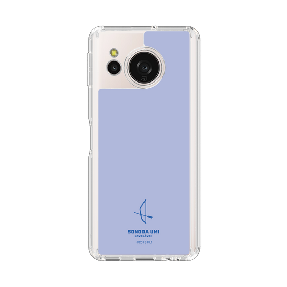 スリムプロテクションケース［ ラブライブ！ - 園田 海未 - アイコン カラー ］