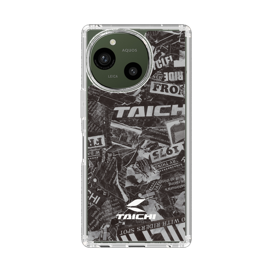 スリムプロテクションケース［ TAICHI - NEWS BLACK ］