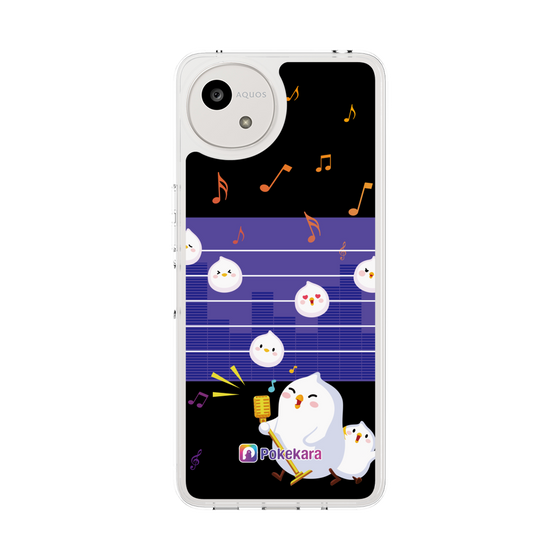 スリムプロテクションケース［ ポケカラ-歌が大好きなポケ子 ］