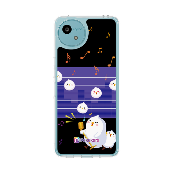 スリムプロテクションケース［ ポケカラ-歌が大好きなポケ子 ］