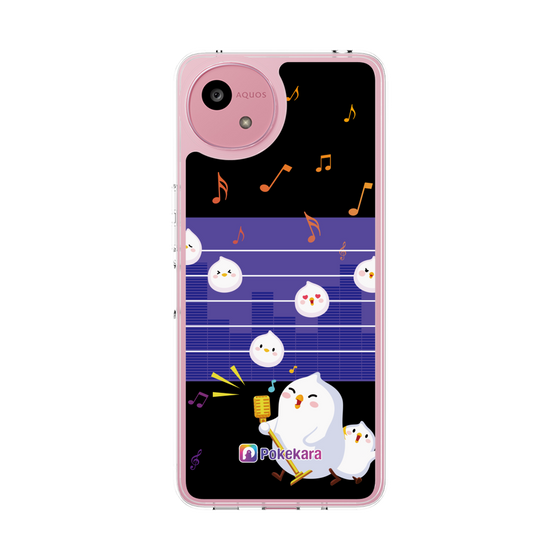 スリムプロテクションケース［ ポケカラ-歌が大好きなポケ子 ］