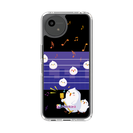 スリムプロテクションケース［ ポケカラ-歌が大好きなポケ子 ］