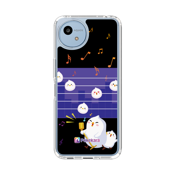 スリムプロテクションケース［ ポケカラ-歌が大好きなポケ子 ］