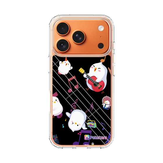 スリムプロテクションケース［ ポケカラ-ロック風ポケ子 ］