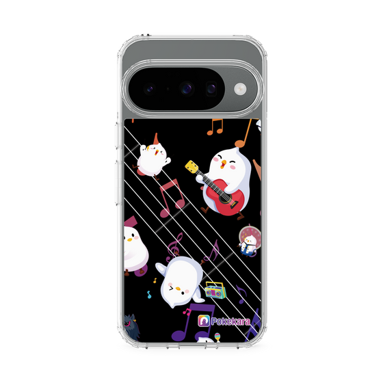 スリムプロテクションケース［ ポケカラ-ロック風ポケ子 ］