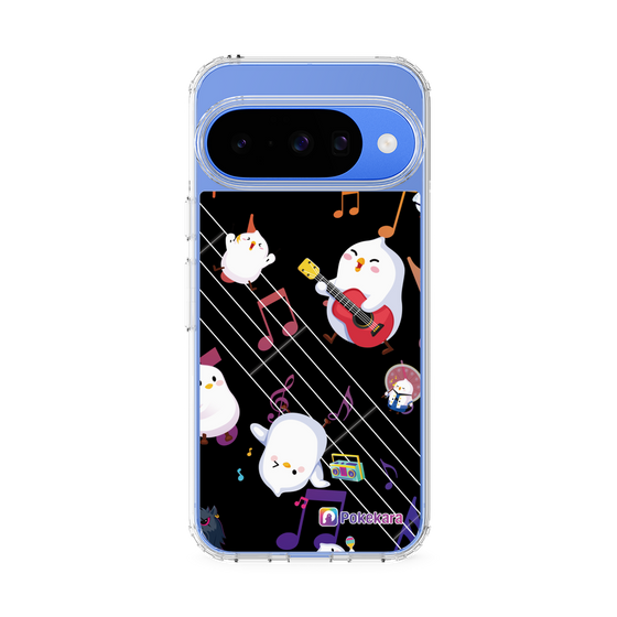 スリムプロテクションケース［ ポケカラ-ロック風ポケ子 ］