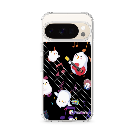 スリムプロテクションケース［ ポケカラ-ロック風ポケ子 ］