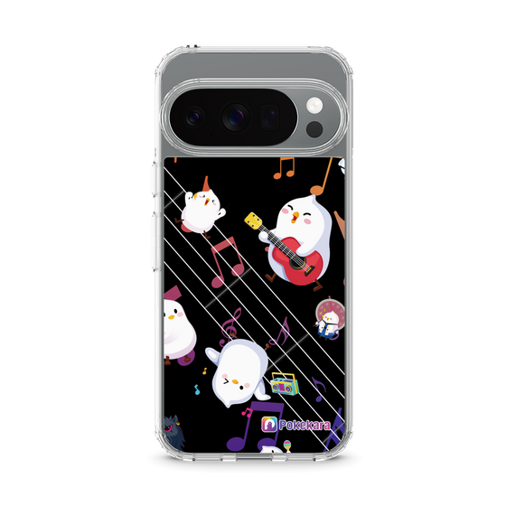 スリムプロテクションケース［ ポケカラ-ロック風ポケ子 ］