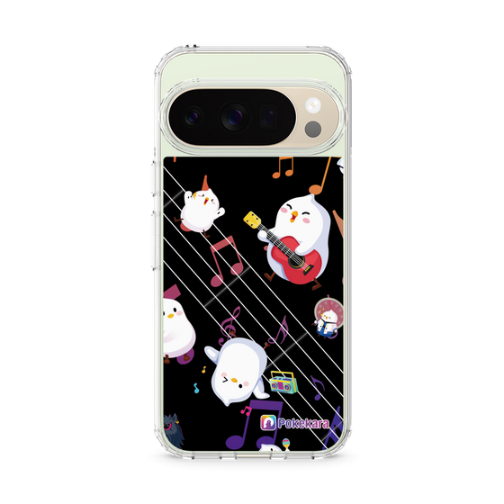 スリムプロテクションケース［ ポケカラ-ロック風ポケ子 ］