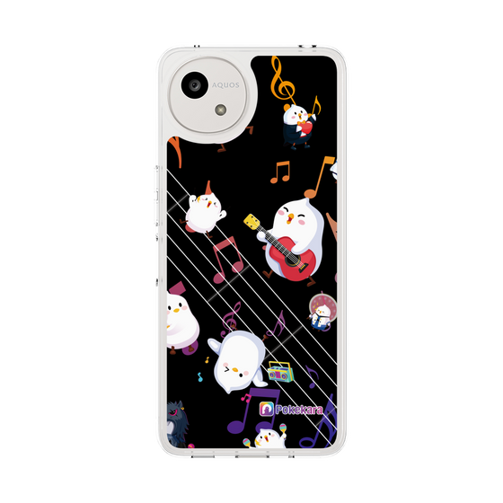 スリムプロテクションケース［ ポケカラ-ロック風ポケ子 ］