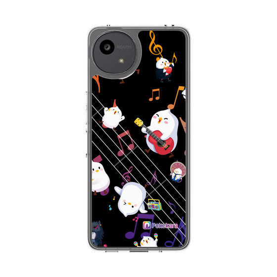 スリムプロテクションケース［ ポケカラ-ロック風ポケ子 ］