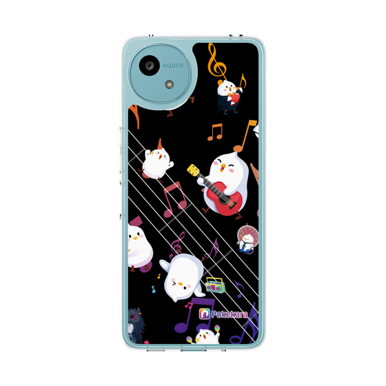 スリムプロテクションケース［ ポケカラ-ロック風ポケ子 ］