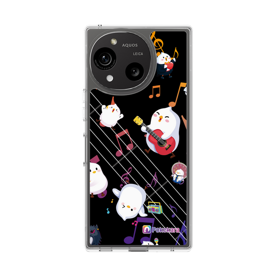 スリムプロテクションケース［ ポケカラ-ロック風ポケ子 ］