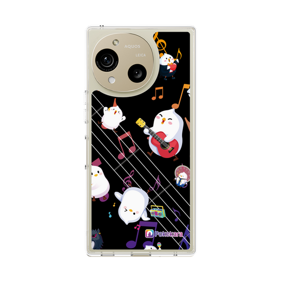スリムプロテクションケース［ ポケカラ-ロック風ポケ子 ］
