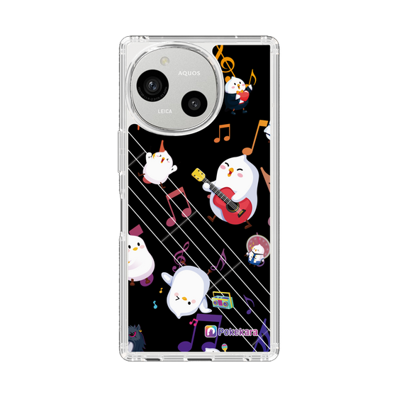 スリムプロテクションケース［ ポケカラ-ロック風ポケ子 ］